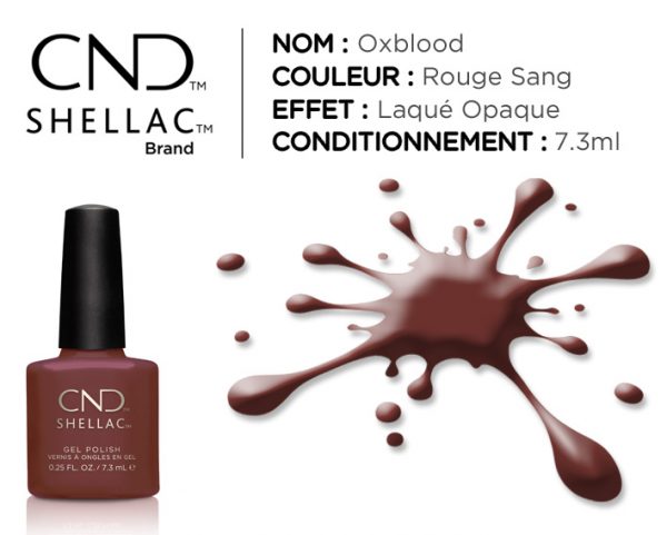 shellac vernis permanent oxblood