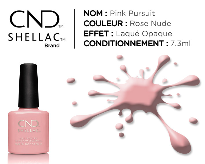CND Shellac - Pink Pursuit 7.3ml - Relais Beauté Bien Être