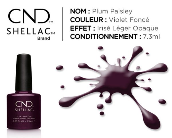 shellac vernis permanent plum paisley