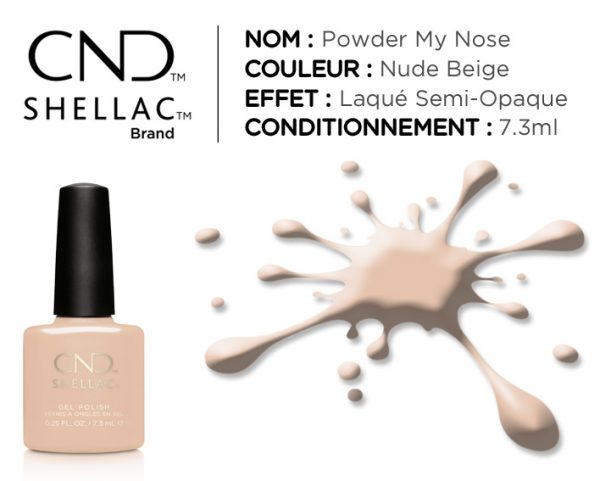 shellac vernis permanent powder my nose