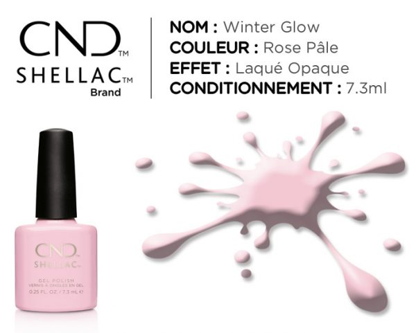 shellac vernis permanent winter glow