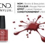 vinylux vernis longue tenue books and beaujolais