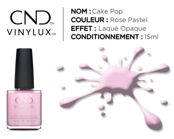 vinylux vernis longue tenue cake pop