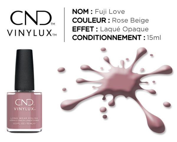 vinylux vernis longue tenue fuji love