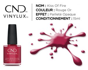 vinylux vernis longue tenue kiss of fire