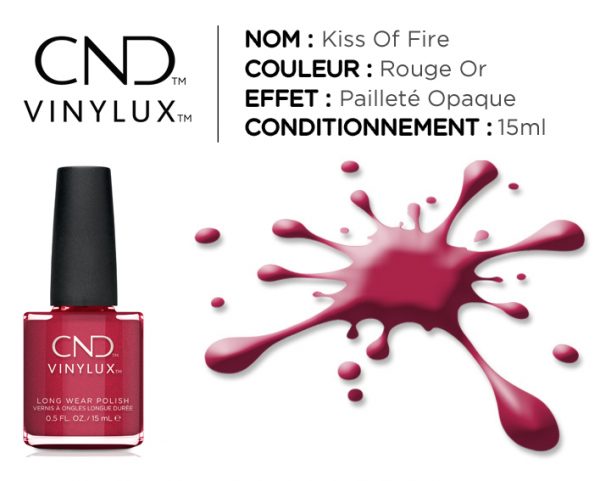 vinylux vernis longue tenue kiss of fire