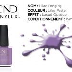 vinylux vernis longue tenue lilac longing