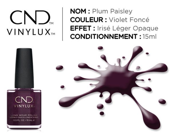 vinylux vernis longue tenue plum paisley