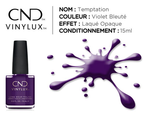 vinylux vernis longue tenue temptation