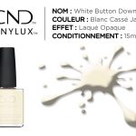 vinylux vernis longue tenue white button down