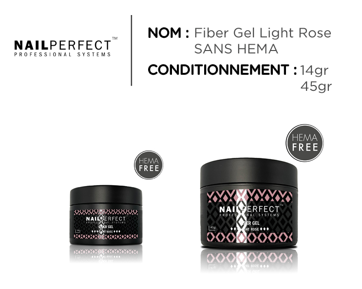 NailPerfect Fiber Gel Light Rose