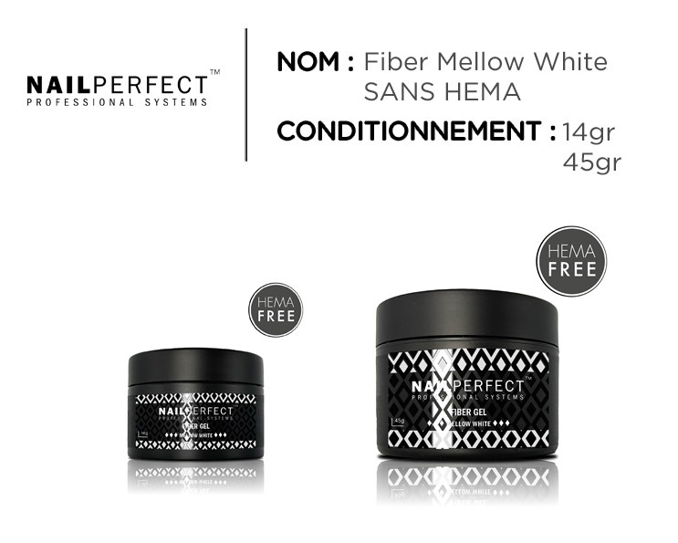 NailPerfect Fiber Gel Mellow White