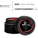 nail perfect fiber gel color red