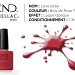 shellac vernis permanent Love letter