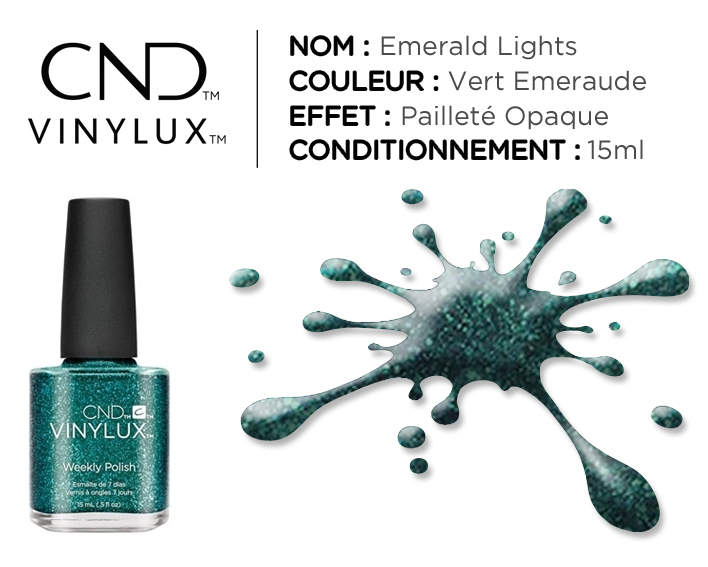 vinylux vernis longue tenue emerald lights