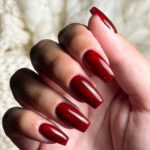 CND Shellac Needles & Red vernis permanent