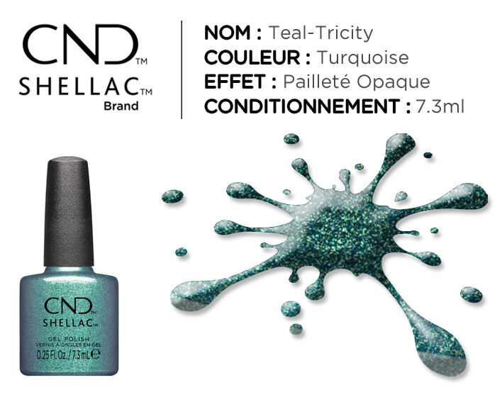 CND Shellac Teal Tricity