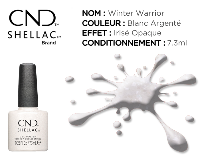 CND Shellac Winter Warrior