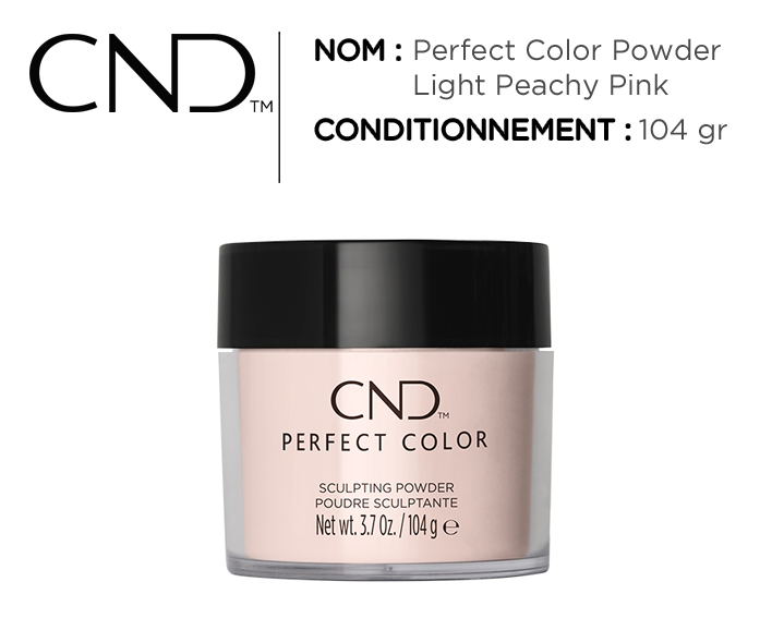 CND Perfect Color Powder Light Peachy Pink