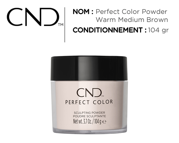 CND Perfect Color Powder Warm Medium Brown