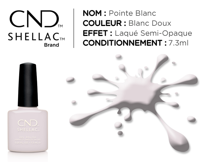 shellac vernis permanent pointe blanc